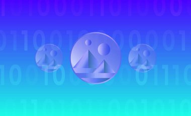 Ademi merkeziyet-mana şifreleme günlüğü. 3d illüstrasyon.