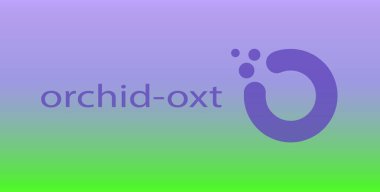 Sanal para birimi resimleri arasındaki orkide-ochid. 3B illüstrasyon.