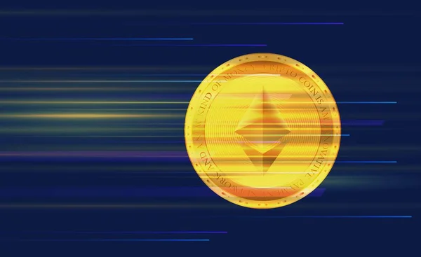 Ethereum Eth Imágenes Moneda Virtual Ilustraciones —  Fotos de Stock