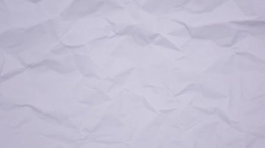 Buruşmuş kağıt kaplama dokusu kırışıklığı. Hareket animasyonunu durdur. Kusursuz döngü.