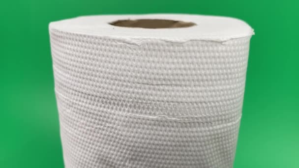 White Soft Multi Layer Toilet Paper Rolls Sanitary Accessories Toilet — Αρχείο Βίντεο