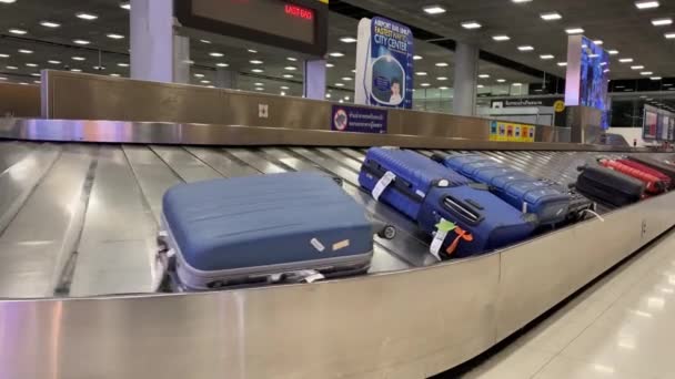 Baggage Moving Belt Airport — Video