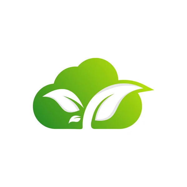 Plantilla Vectorial Diseño Logotipo Cloud Farm Concepto Logo Granja — Archivo Imágenes Vectoriales