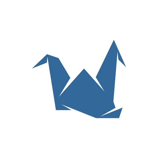 Вектор Дизайна Логотипа Bird Origami Символ Иконы Шаблон — стоковый вектор
