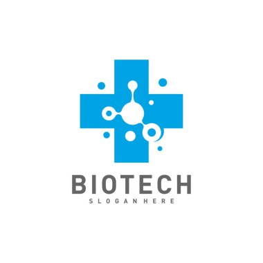 Bio tech logo template, Molecule, DNA, Atom, Medical or Science Logo Design Vector
