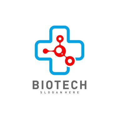 Bio tech logo template, Molecule, DNA, Atom, Medical or Science Logo Design Vector