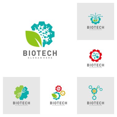 Vites logosu şablonu, molekül, DNA, Atom, Tıbbi veya Bilimsel Logo Tasarım Vektörü