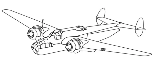 Armstrong Whitworth Albemarle Vliegtuig — Stockfoto