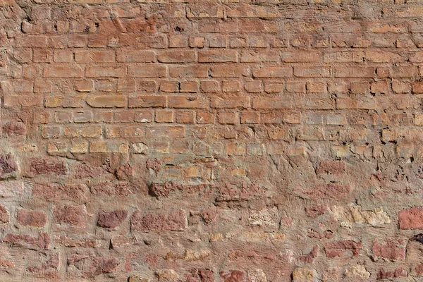 Jasnobrązowy Kolor Średniowiecznego Kamienia Cegły Ściany Tekstury Tła — Zdjęcie stockowe