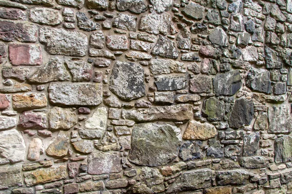 Bela Era Medieval Europeia Parede Pedra Abstrato Textura Fundo Ângulo — Fotografia de Stock