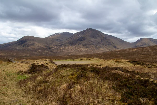 Scenic Landscape View Scottish Highlands Western Part Scotland Overcast Sky — Stock fotografie