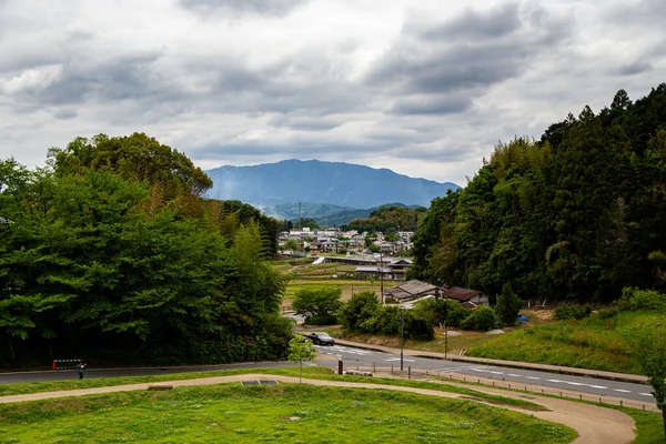 Pohled Vesnici Asuka Nagano Japonsko — Stock fotografie