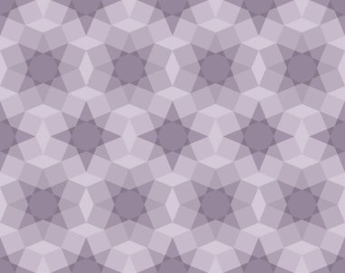 Kusursuz soyut geometrik desen, mor, gri. Şebekeye yerleştirilmiş. Sekizgen şekilli arka plan ve kareler birleşiyor. Tekstil, kiremitler, kapaklar, posterler, duvarlar için doku tasarımı. Vektör illüstrasyonu.