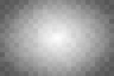 Soyut şablon kare şekilli arka plan. Merkezden griye doğru kayan beyaz. Yayın için doku tasarımı, kapak, poster, broşür, broşür, afiş, duvar. Vektör illüstrasyonu.