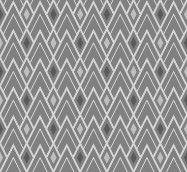Geometrik arkaplan deseni pürüzsüz. Elmas şekilli monokrom. Giysi, tekstil, giysi, kumaş, fayans, kapak, poster, afiş, pankart, duvar için yüzey tasarımı. Vektör illüstrasyonu.