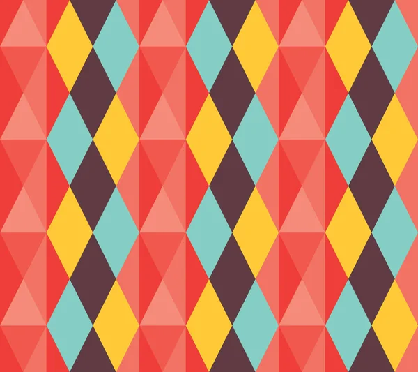 Retro Farbe Tartan Kariert Argyle Nahtlose Muster Hintergrund Texturdesign Für — Stockvektor