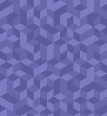 2022 'nin renk trendi çok hareketli. Kusursuz 3D küp şeklindeki arka plan. Pankart, şablon, kart, kapak, poster, arkaplan, fayans, duvar için tasarım öğeleri. Vektör illüstrasyonu.