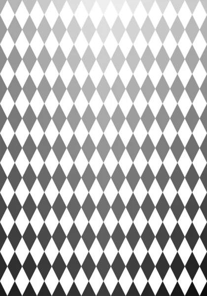 Patrón Geométrico Rombo Degradado Blanco Negro Diseño Abstracto Fondo Para — Vector de stock