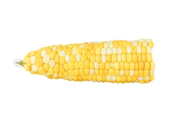 玉米在隔绝的白色背景下 — 图库照片