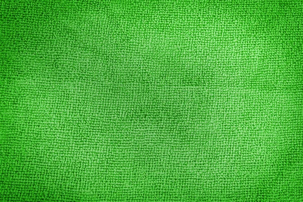 Green Canvas Background Surface Texture Green Fabric — 图库照片