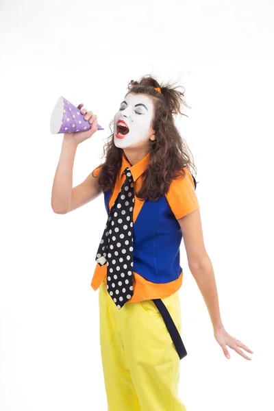 Funny clown — Stock Photo, Image