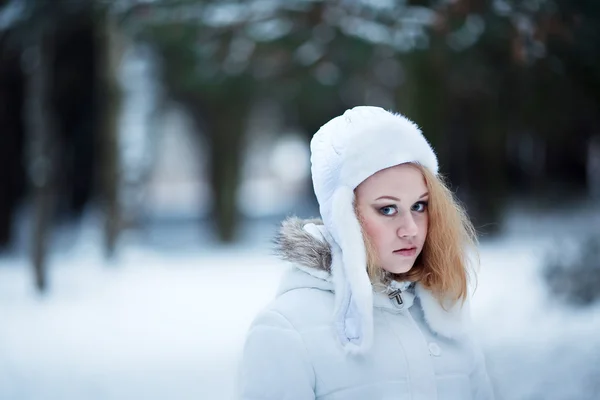 Téli lány — Stock Fotó