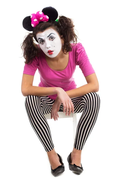 Lustiger Clown — Stockfoto