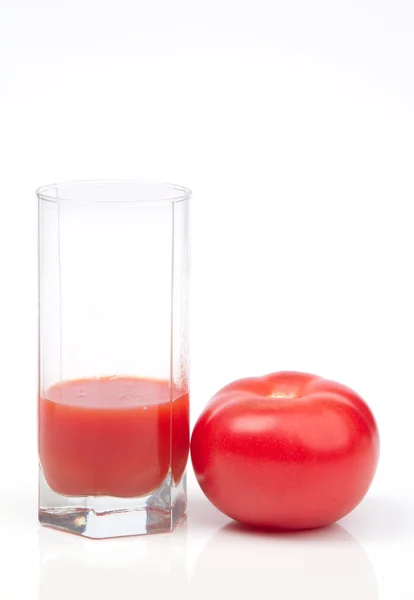 Suco de tomate fresco — Fotografia de Stock