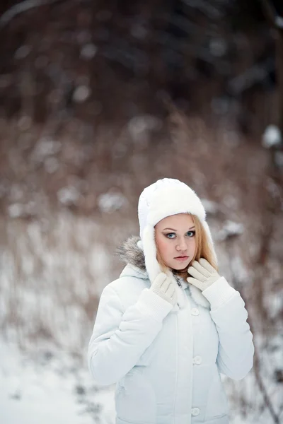 Menina de inverno — Fotografia de Stock