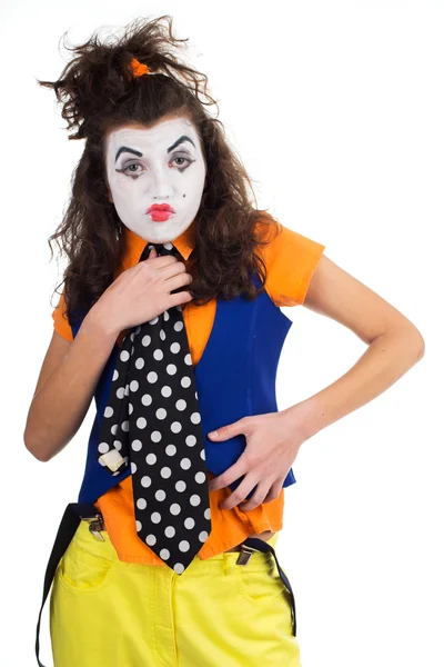 Grappige clown — Stockfoto