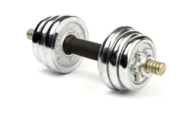 Metal dumbbell — Stock Photo, Image