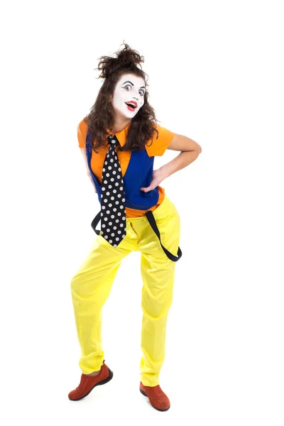 Funny clown — Stock Photo, Image