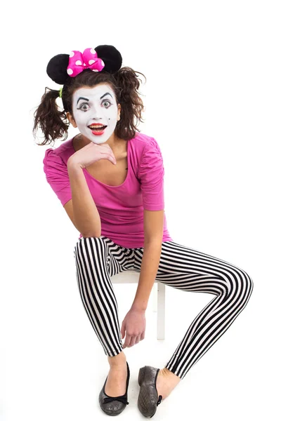 Grappige clown — Stockfoto