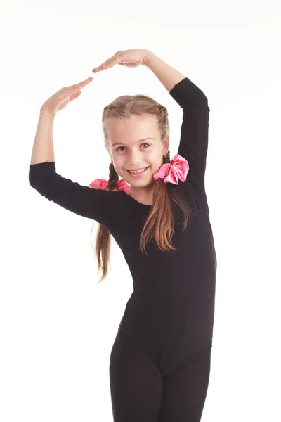 Little girl gymnast — Stock Photo, Image