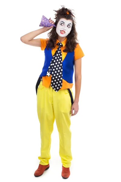 Vtipný klaun — Stock fotografie