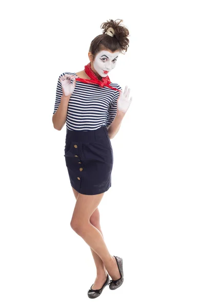 Femme clown — Photo