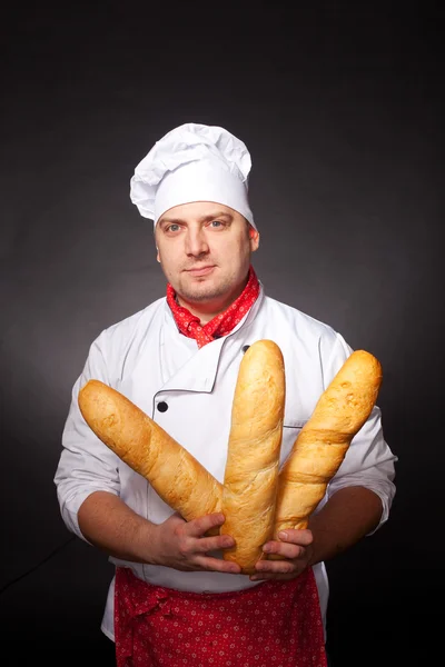 Piekarz z chleba — Zdjęcie stockowe