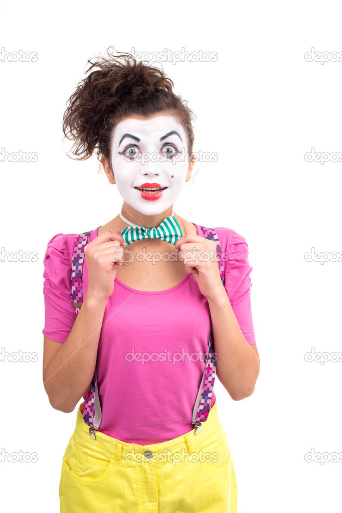 Girl clown