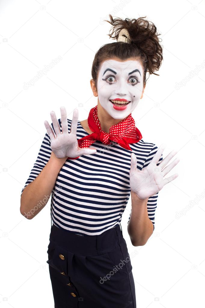Woman clown
