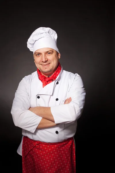 Chef felice — Foto Stock