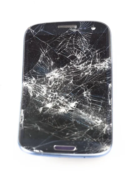 Telefono rotto — Foto Stock