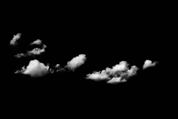 stock image Real clouds and sky hi-res texture for design and retouch - abstract photo texture of the real clouds on the black background for adding and editing as a background layer in the Screen blending mode