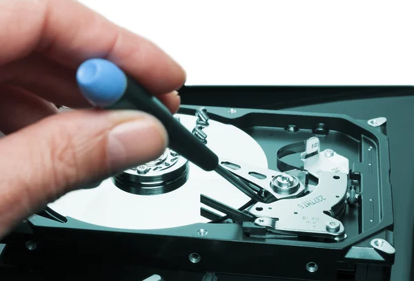 Arreglar disco duro — Foto de Stock