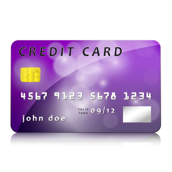 Carta di credito — Vettoriale Stock