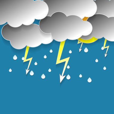 Yağmurlu gökyüzü