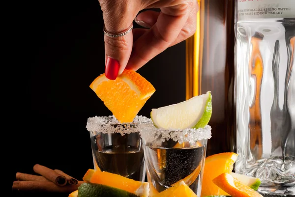 Gouden tequila — Stockfoto
