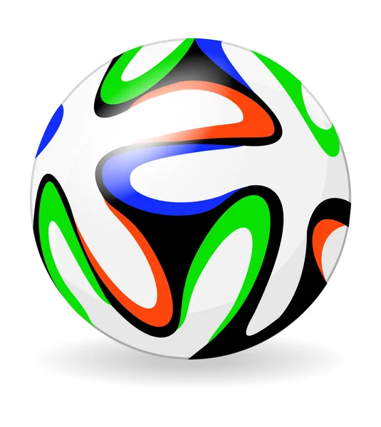 Pallone da calcio — Vettoriale Stock