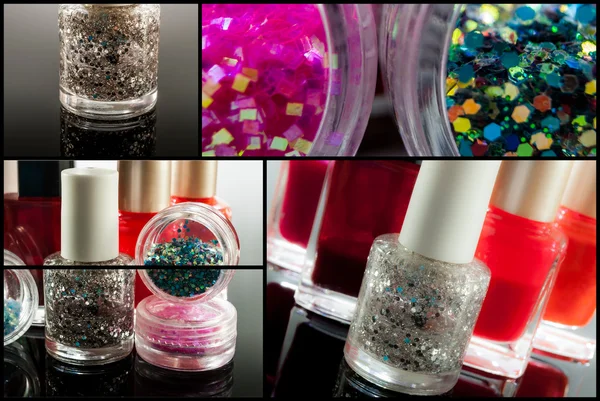 Collection of nail polish — Stock Photo, Image