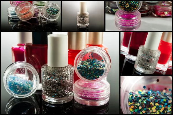 Collection of nail polish — Stock Photo, Image