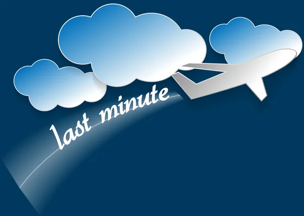 Last minute — Stock Vector